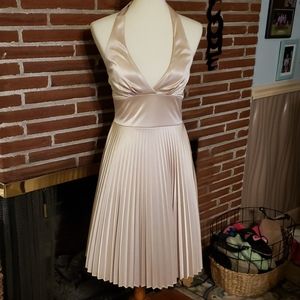 Gold Marilyn Monroe Halter Dress